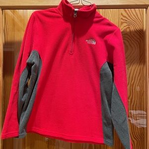 Boy’s North Face fleece quarter zip pullover